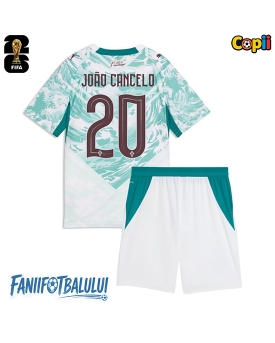 Portugalia Joao Cancelo #20 Echipament de Fotbal Replică Mondial 2026 Copii Deplasare (+ Șorturi)
